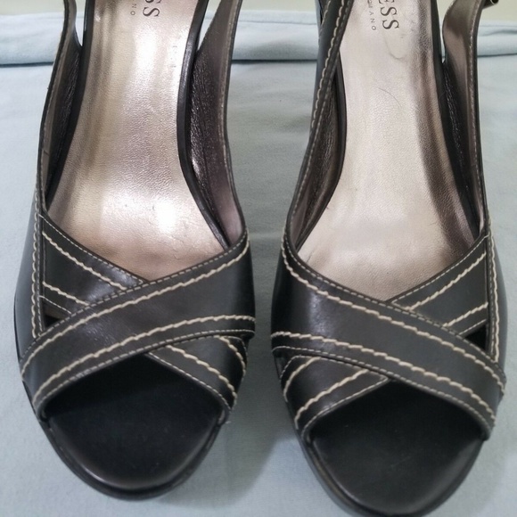 Guess Sling Back Platform Sandals - Picture 2 of 8